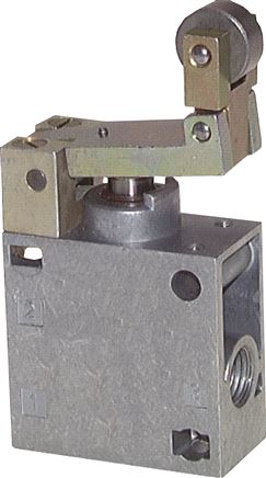 Exemplary representation: 3/2-way idle return roller valve